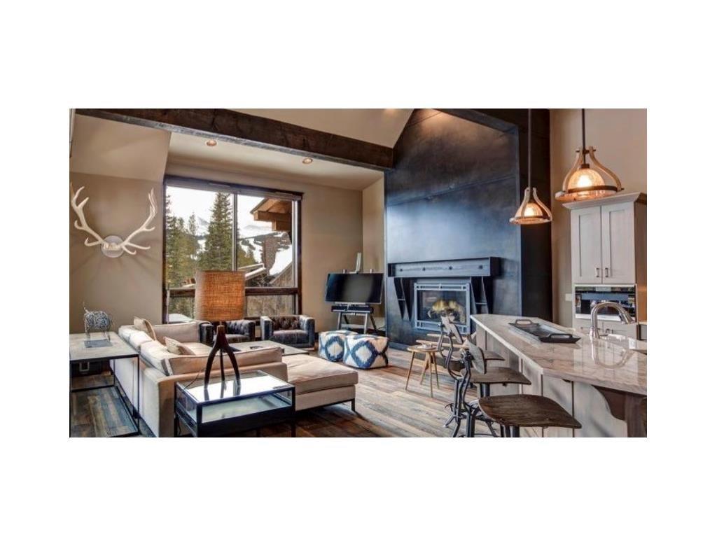 55 Brooks Snider Road Breckenridge, CO 80424 - Photo 17 of 35 a living room with furniture and a fireplace