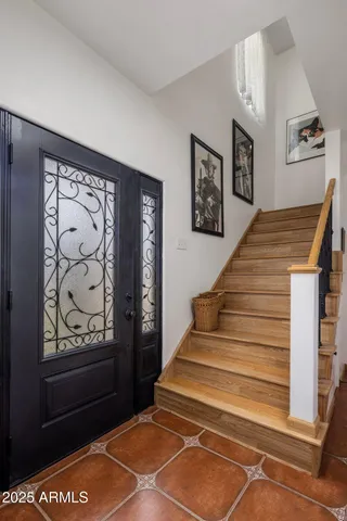 a view of kitchen with windows
