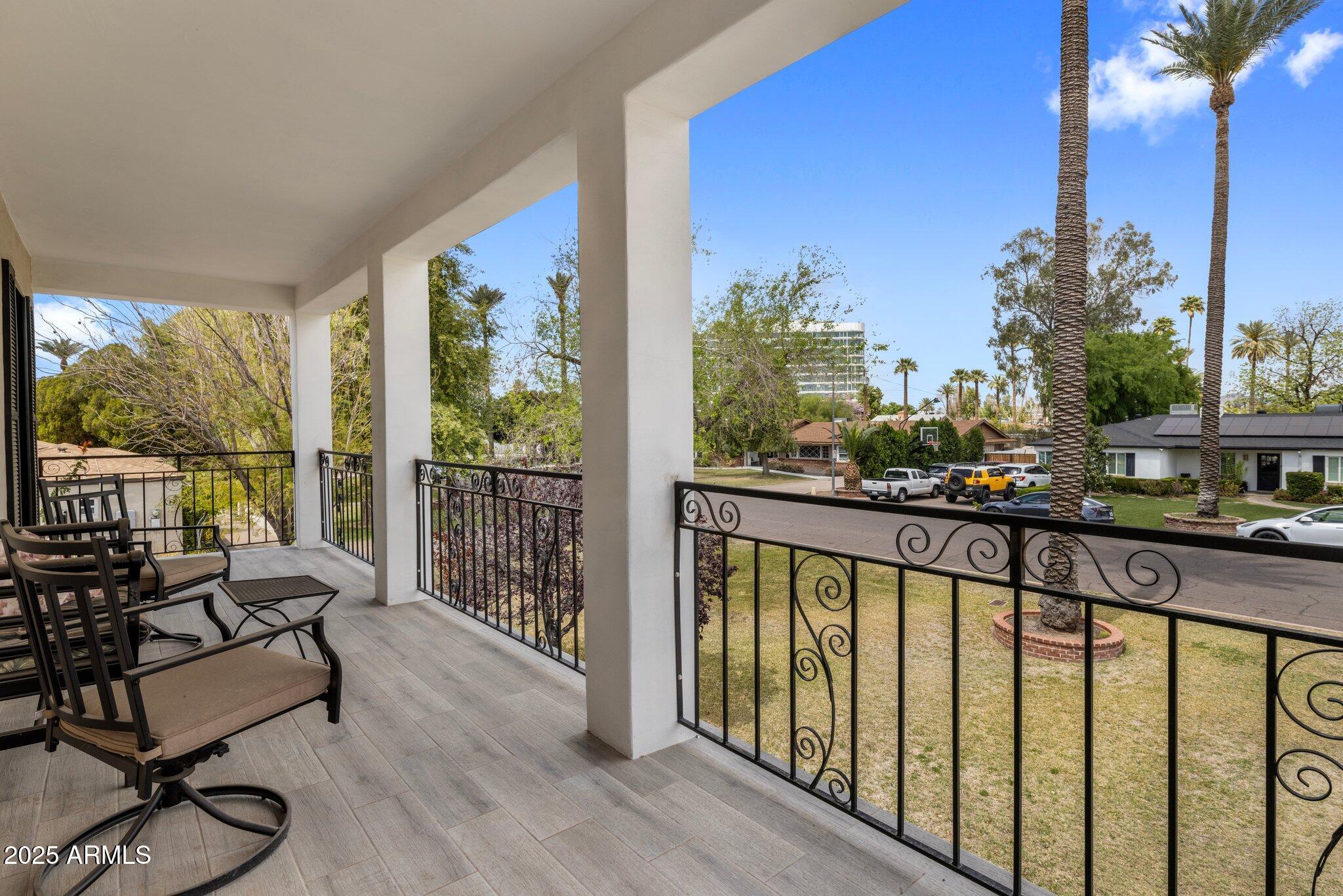 55 East Pierson Street Phoenix, AZ 85012 - Photo 16 of 26 a view of a balcony with chairs