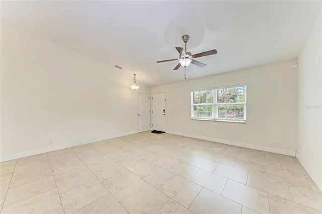 a view of an empty room