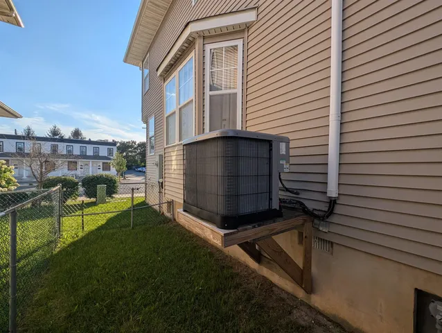 a view of a town with big houses