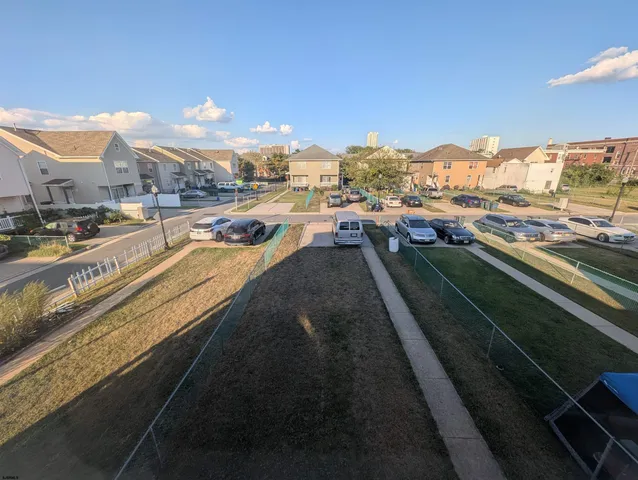 a car parked in front of a house