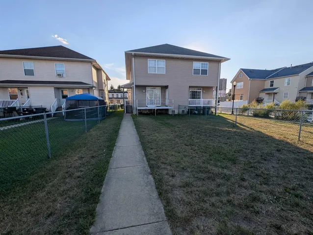 a view of a city with tall buildings