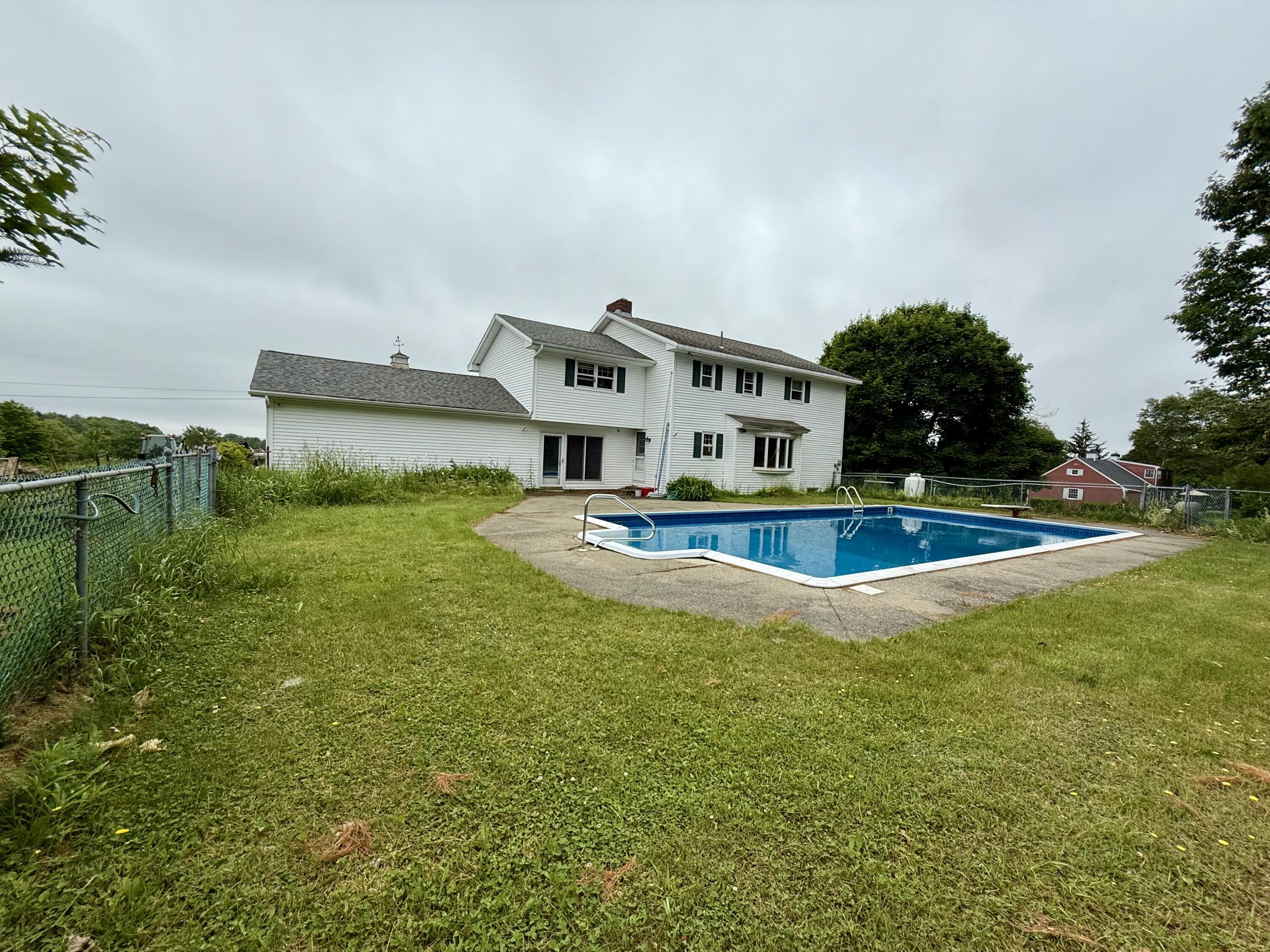 54 Pine Ledge Road Bangor, ME 04401 - Photo 40 of 42 Backyard w/in-ground pool
