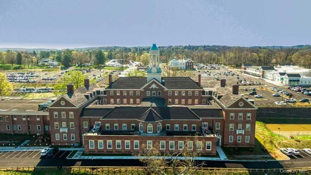 a view of a city with tall buildings