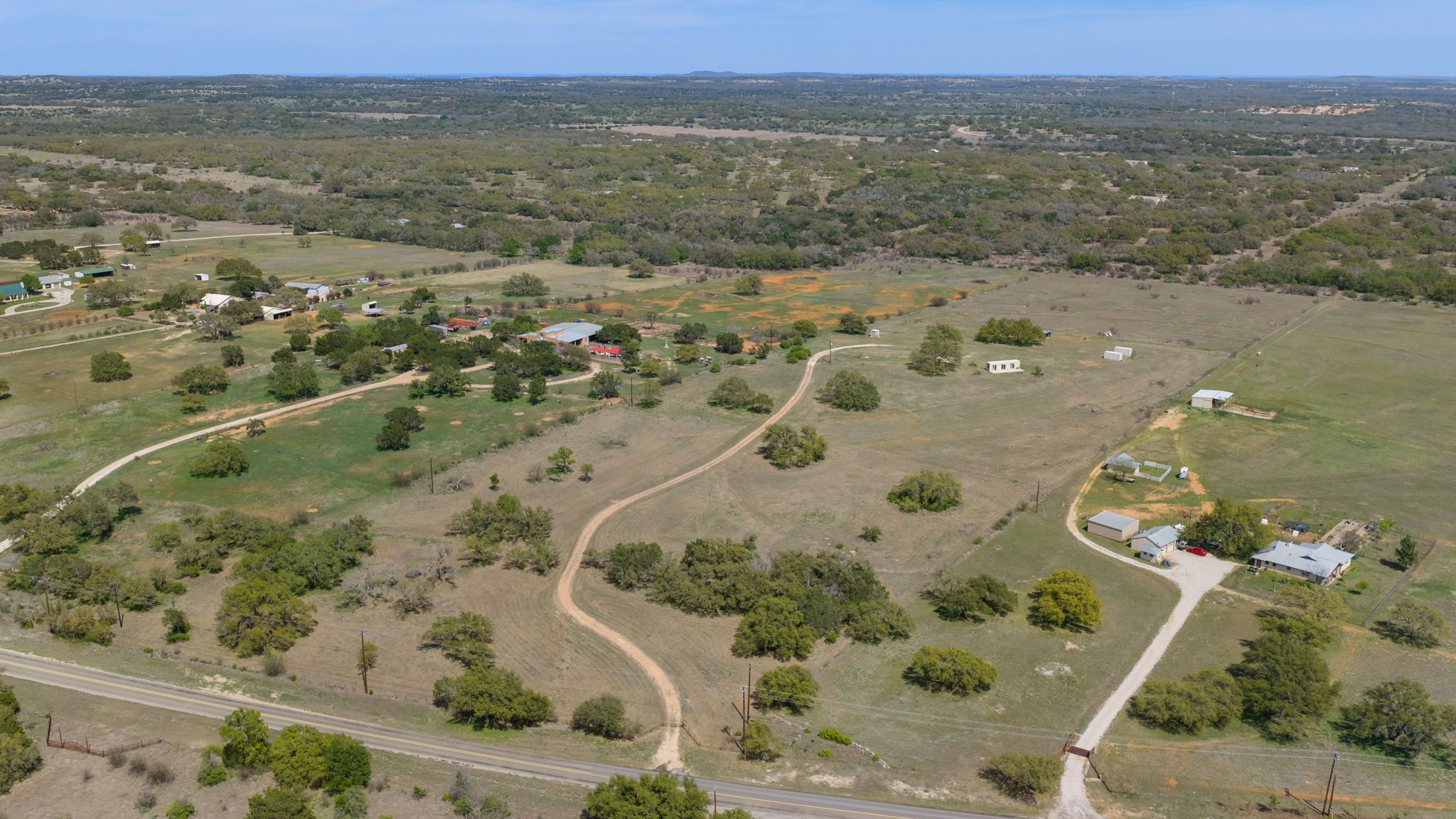 2502 Ranch Road 1323 Johnson City, TX 78636 - Photo 19 of 40 an aerial view of a house