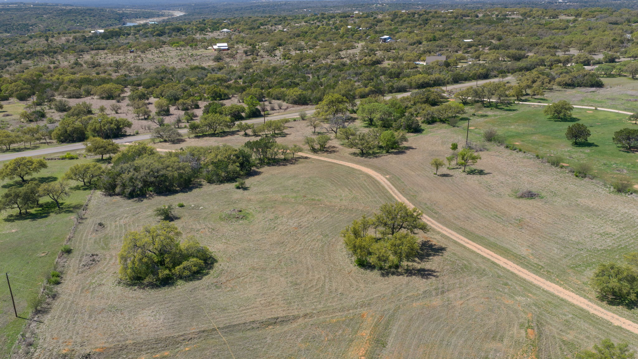 2502 Ranch Road 1323 Johnson City, TX 78636 - Photo 30 of 40 an aerial view of a houses with a yard