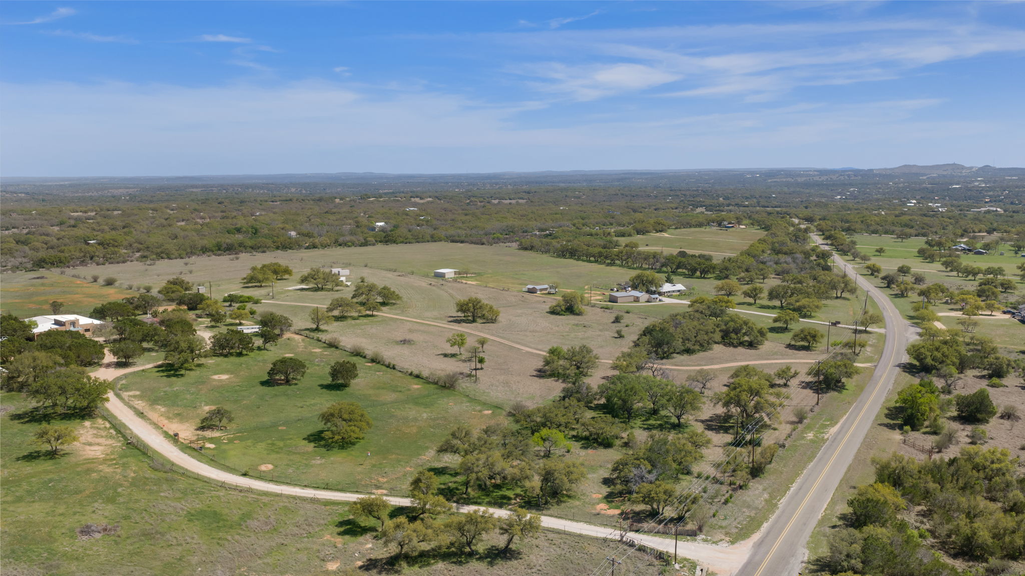 2502 Ranch Road 1323 Johnson City, TX 78636 - Photo 36 of 40 an aerial view of residential houses with outdoor space