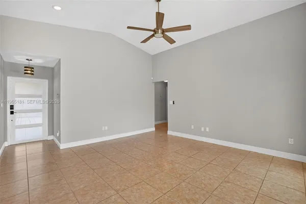 a view of an empty room