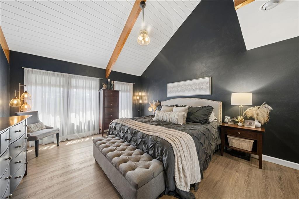 2187 Elizabeth Court Export, PA 15632 - Photo 17 of 43 a bedroom with a bed and wooden floor