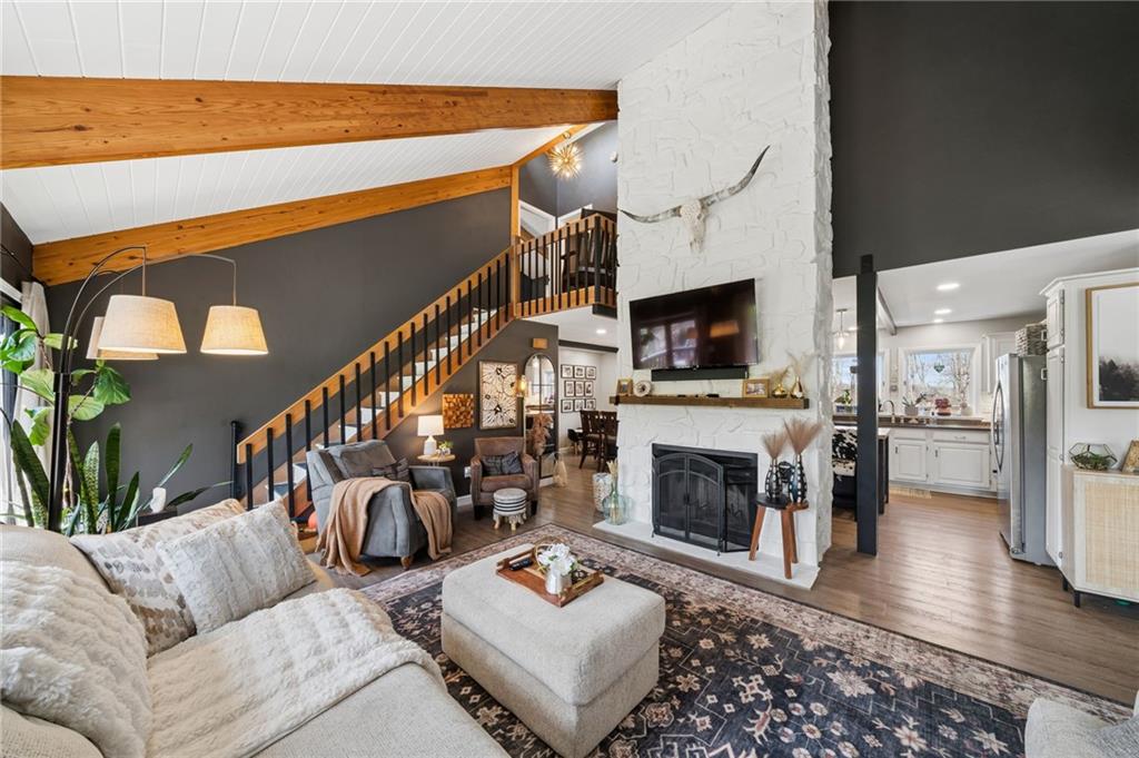 2187 Elizabeth Court Export, PA 15632 - Photo 6 of 43 a living room with furniture and a fireplace
