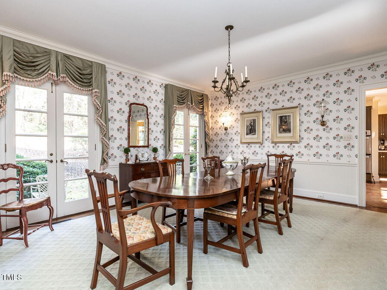 1016 Marlowe Road Raleigh, NC 27609 - Photo 12 of 33 a view of a dining room with furniture and window