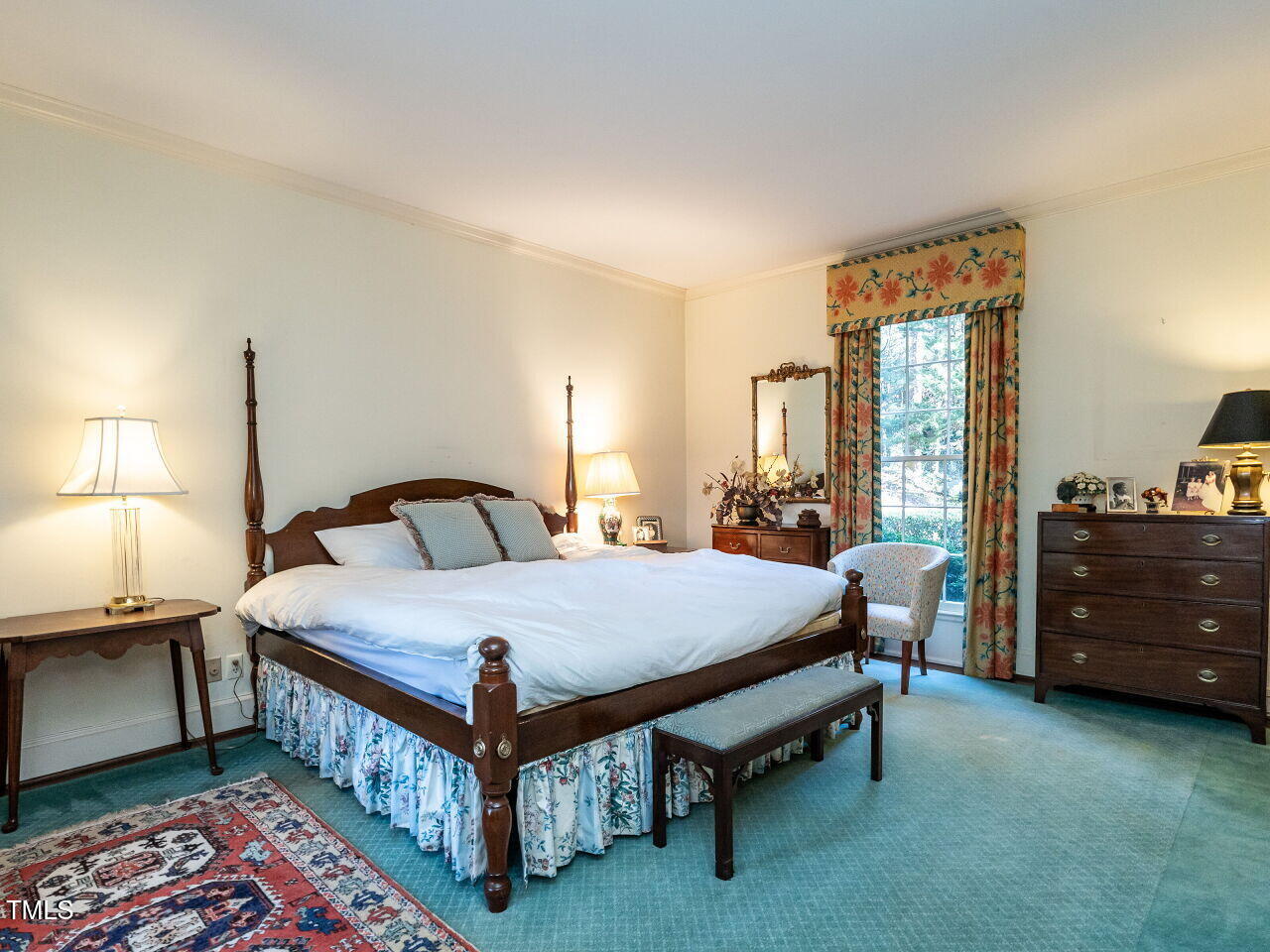 1016 Marlowe Road Raleigh, NC 27609 - Photo 22 of 33 a bed room with a bed and a window
