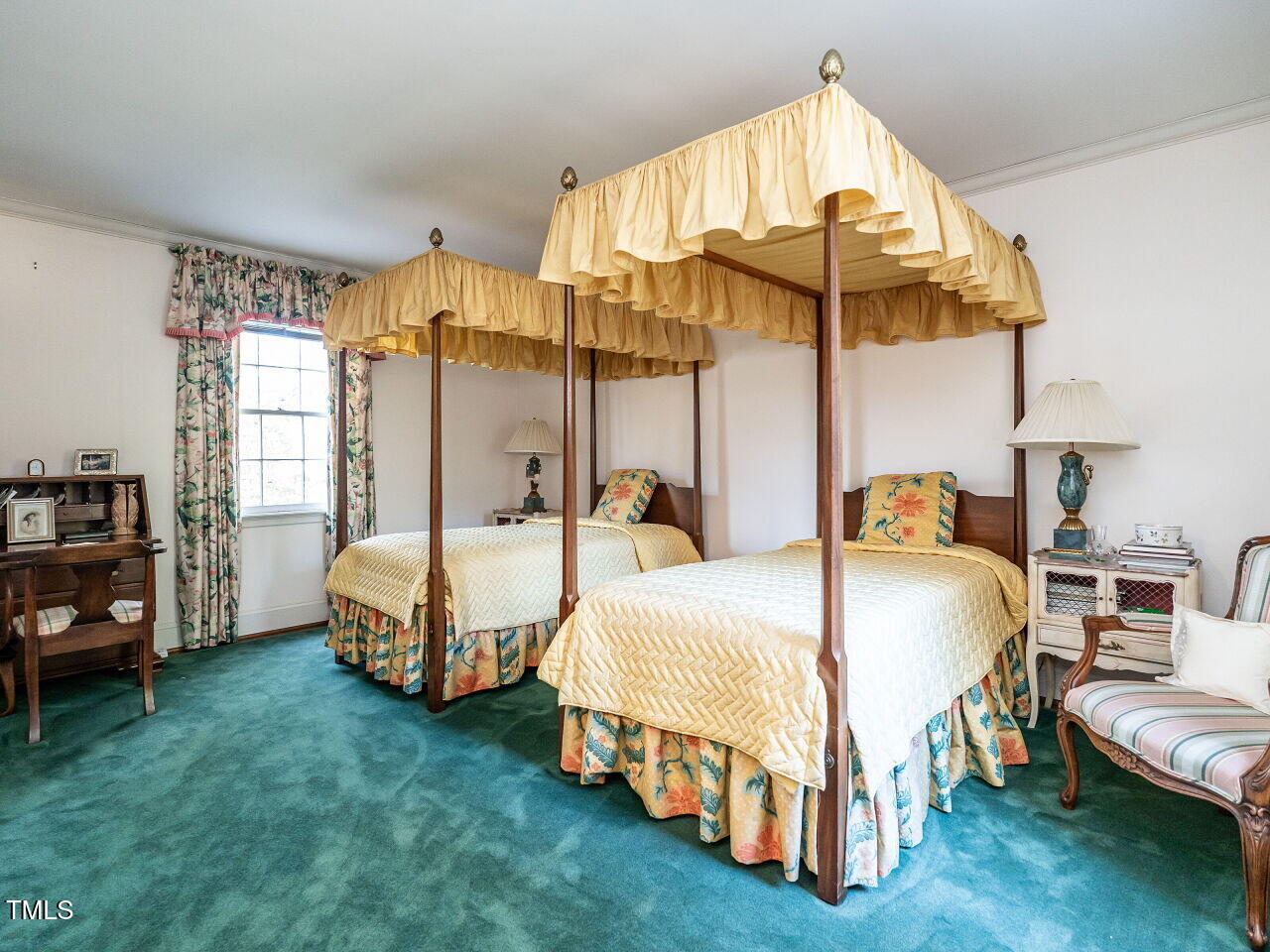 1016 Marlowe Road Raleigh, NC 27609 - Photo 27 of 33 a bedroom with bed and a window