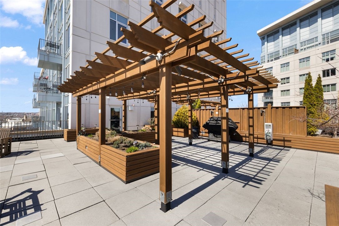 200 Exchange Street, Unit 812 Providence, RI 02903 - Photo 32 of 45 Rooftop Terrace with Barbeque