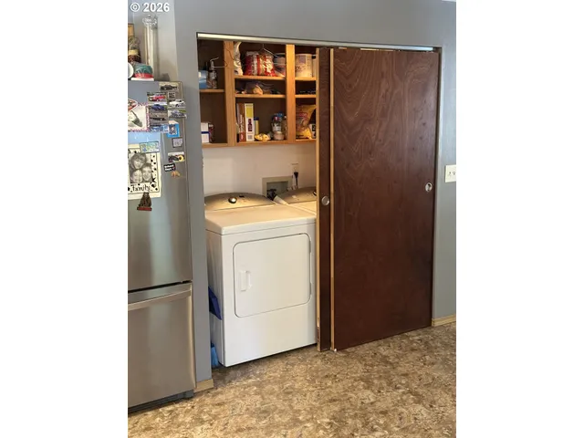 a room with storage and utility