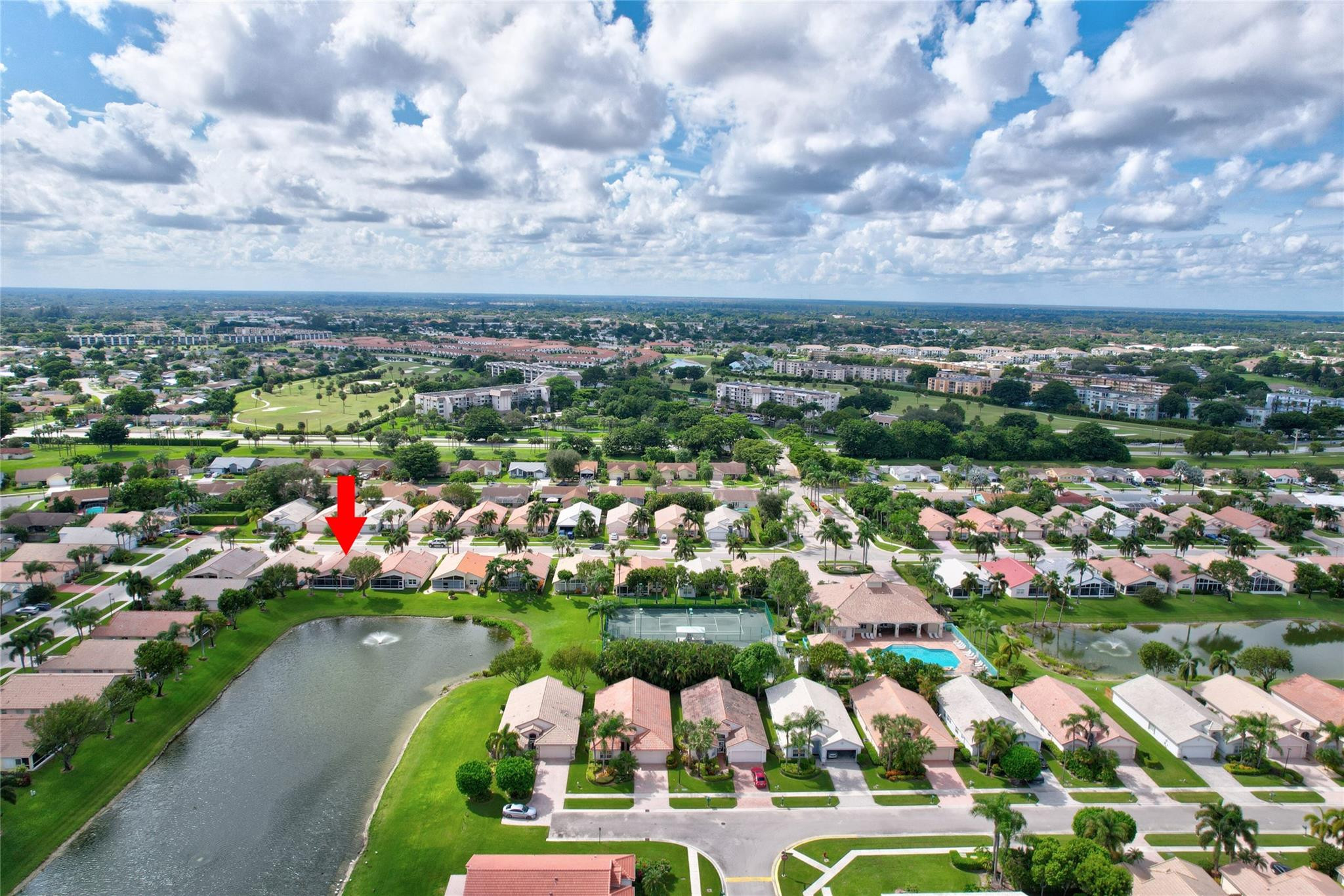22918 Sterling Lakes Drive Boca Raton, FL 33433 - Photo 47 of 57 an aerial view of a city