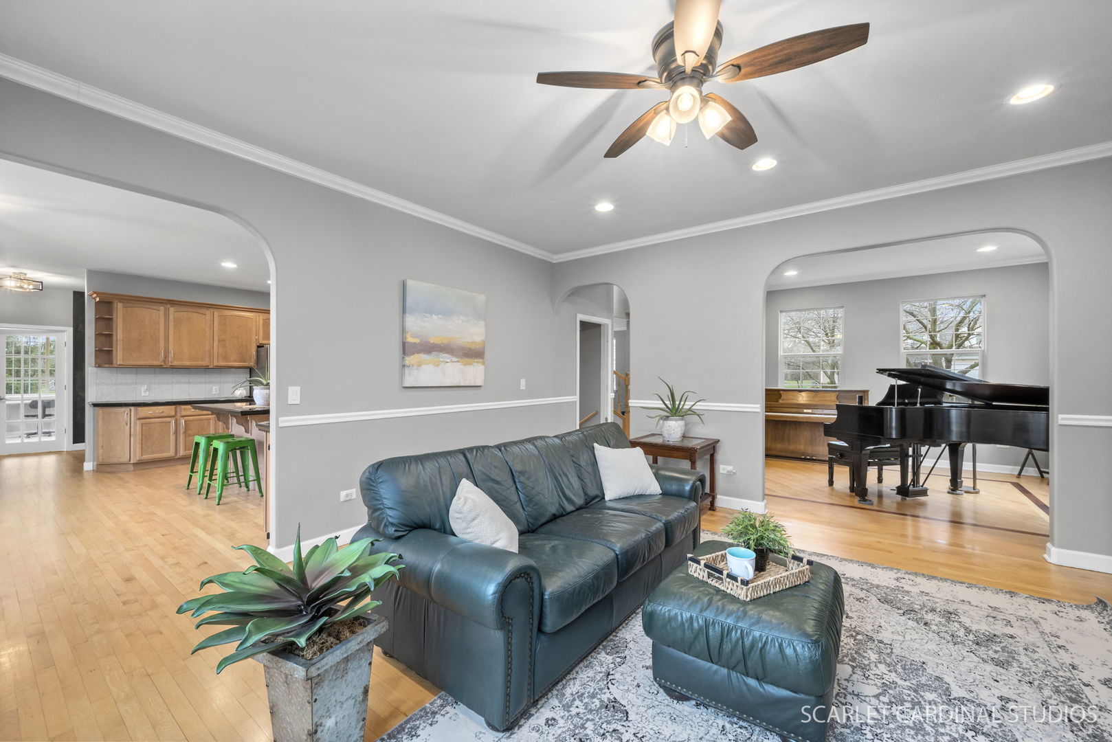 716 Cornwall Circle Sugar Grove, IL 60554 - Photo 8 of 29 a living room with furniture potted plant and a window