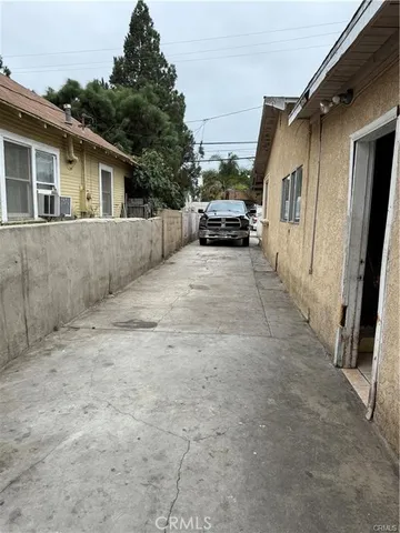 a view of a car garage