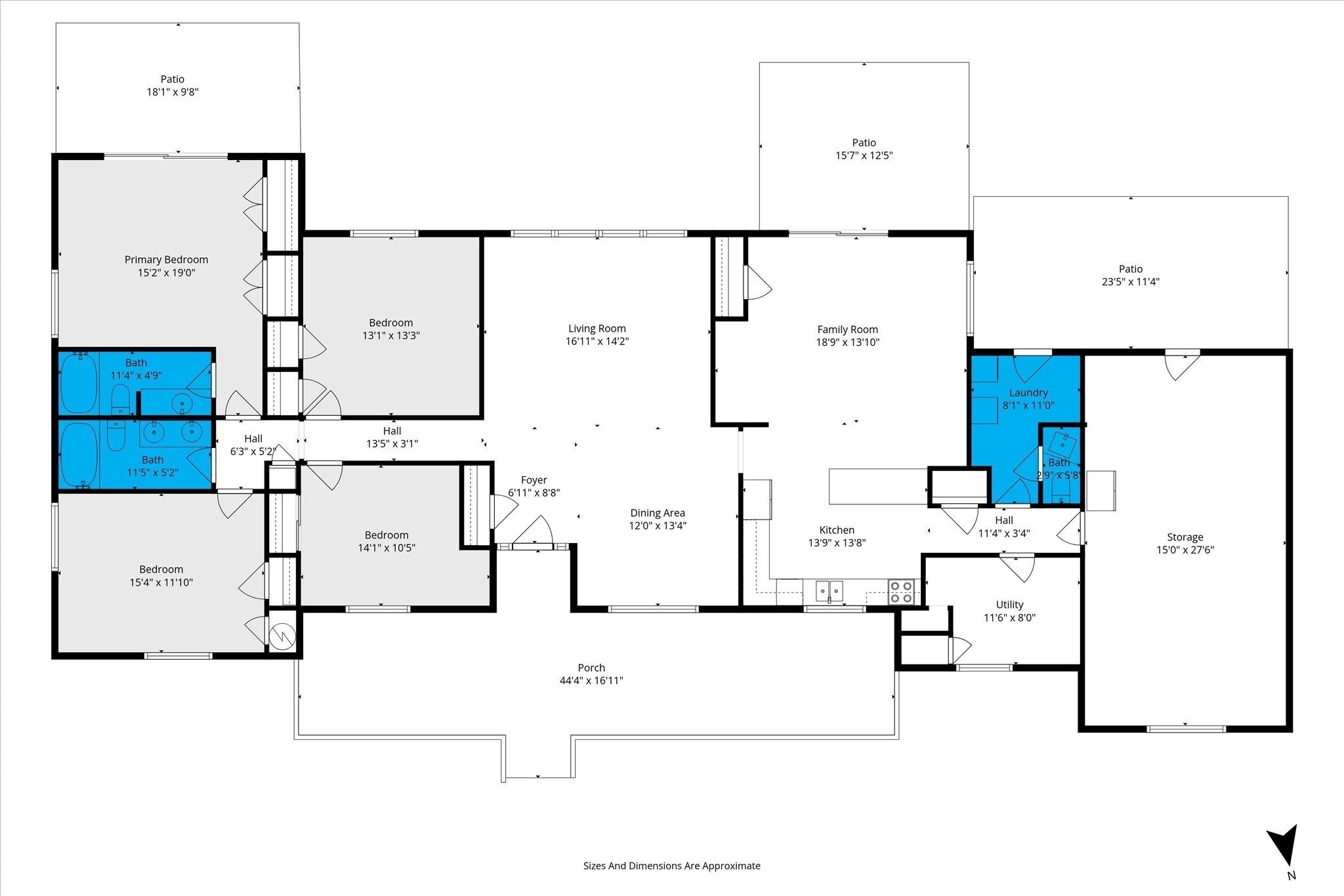 20604 Hadley Road Foley, AL 36535 - Photo 33 of 33 Floor Plan