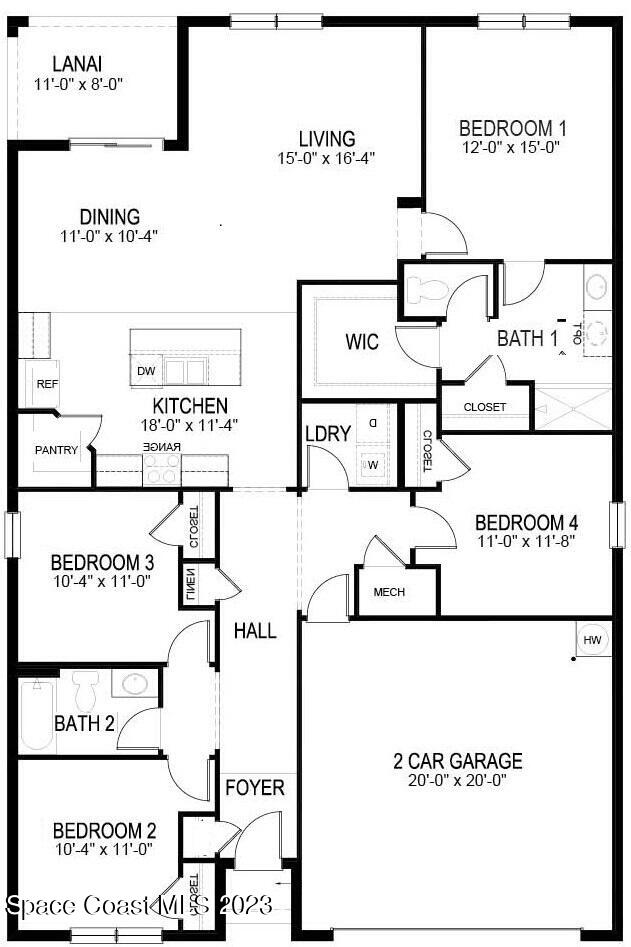 2103 Capital Drive Palm Bay, FL 32909 - Photo 83 of 84 Floorplan