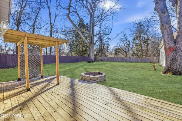 a view of a backyard with a garden