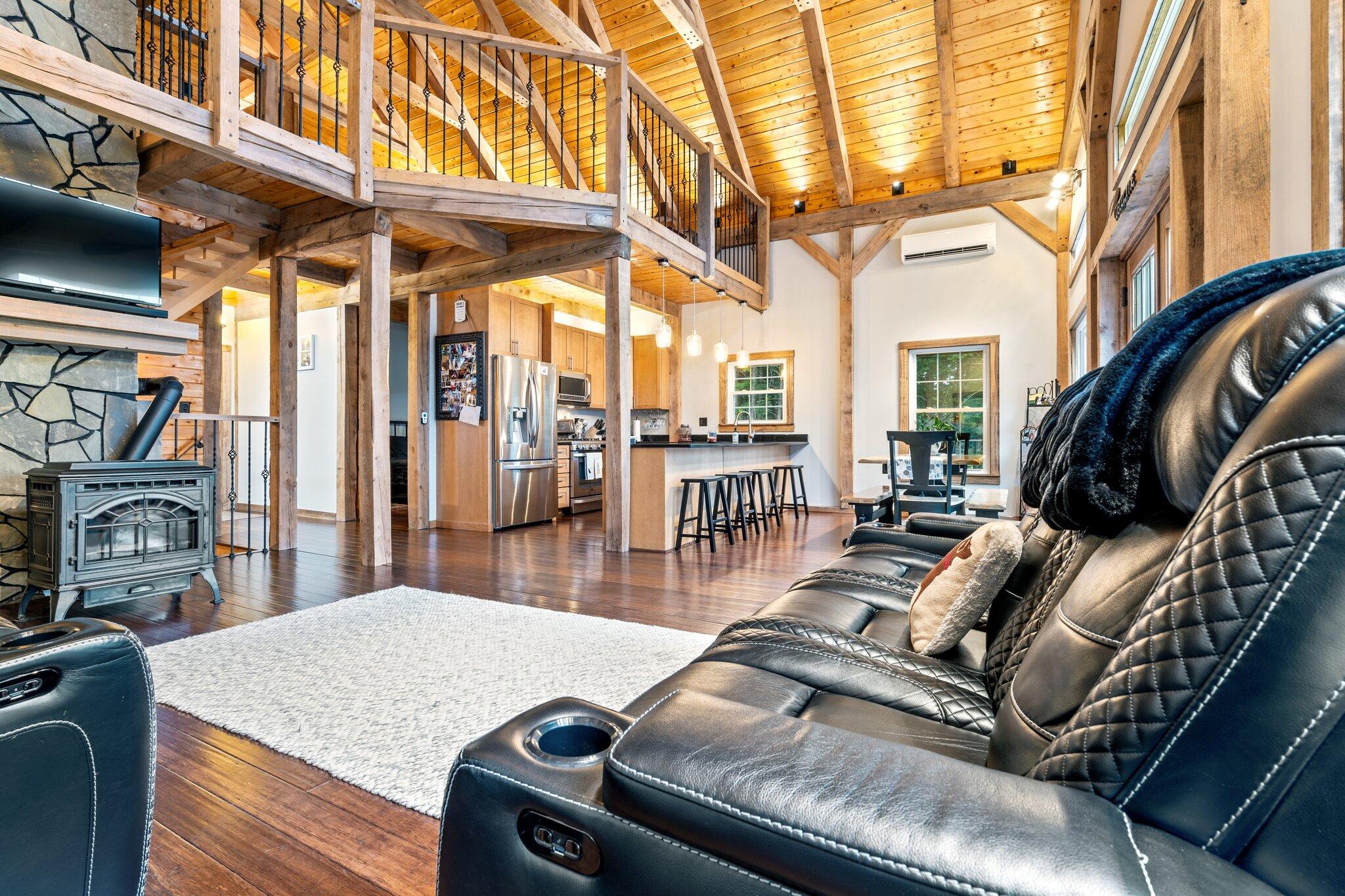 221 Rams Island Road Dover-Foxcroft, ME 04426 - Photo 18 of 75 Living Area/Custom Wood Design