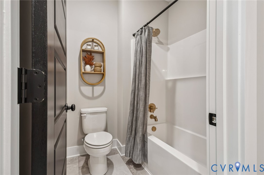 Lot 5 Olivet Church Road New Kent, VA 23124 - Photo 36 of 40 Bathtub and shower combination with brass-finish f