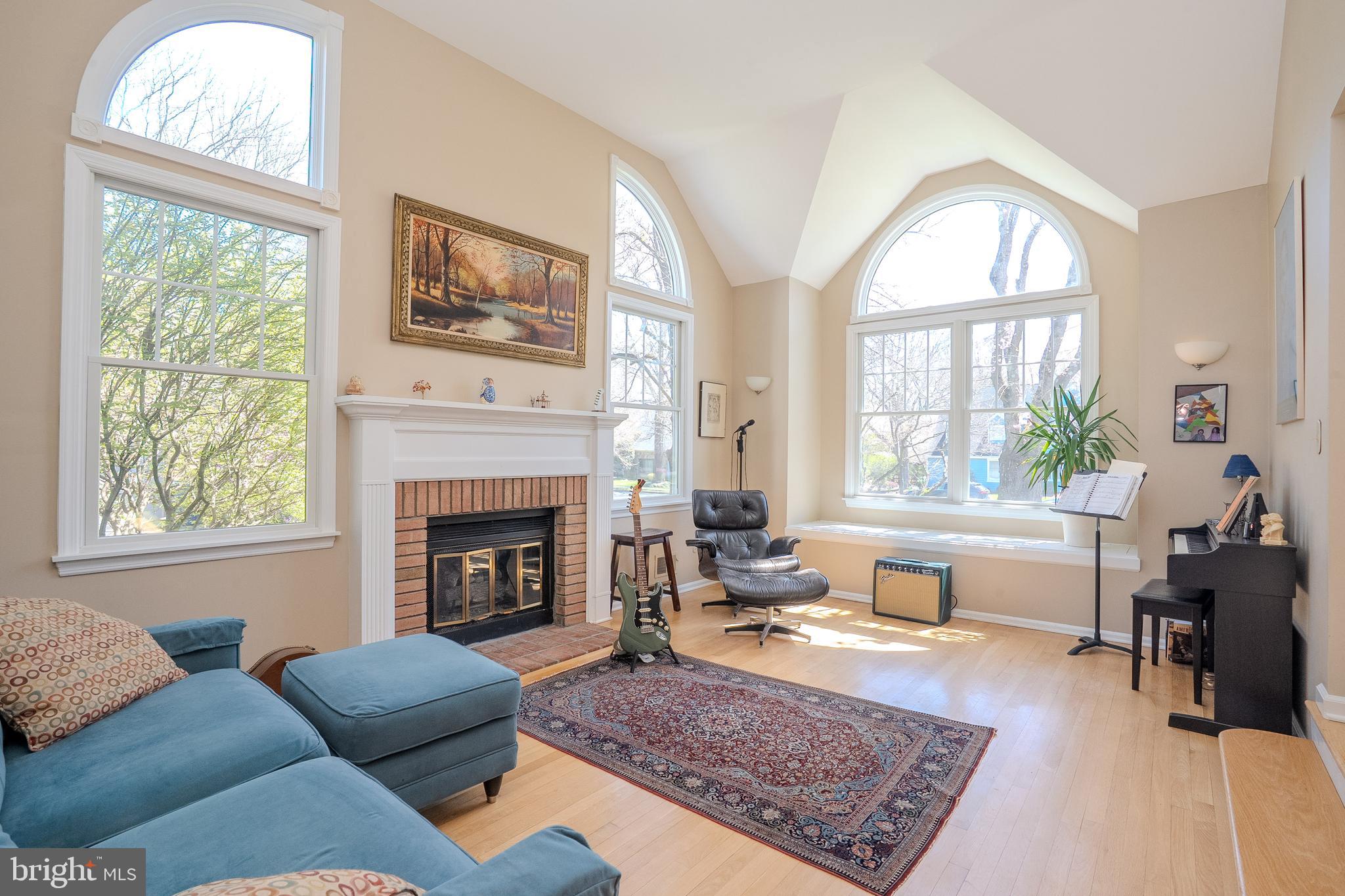 26 Baldwin Street Pennington, NJ 08534 - Photo 13 of 72 Music Room/Formal Living room w/ Gas Fireplace