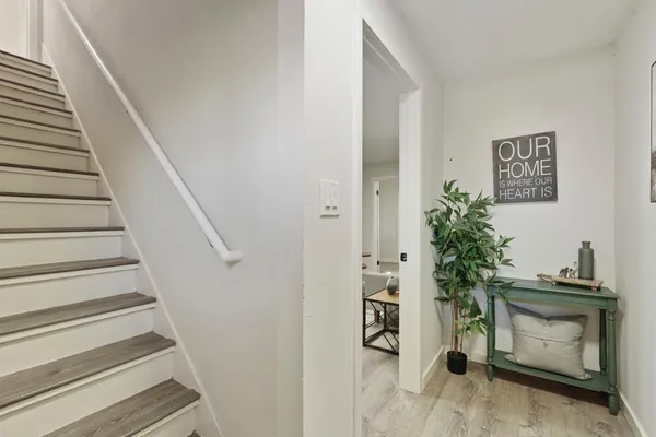 a view of entryway and hall