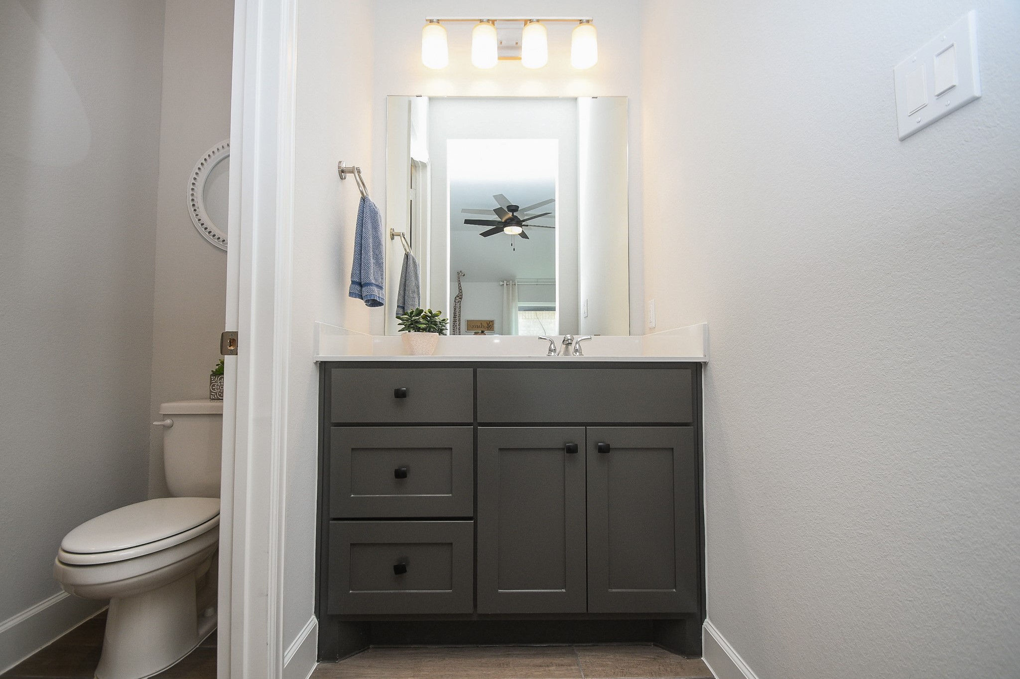 30314 Brook Point Fulshear, TX 77441 - Photo 25 of 38 First bedroom private vanity with shower access