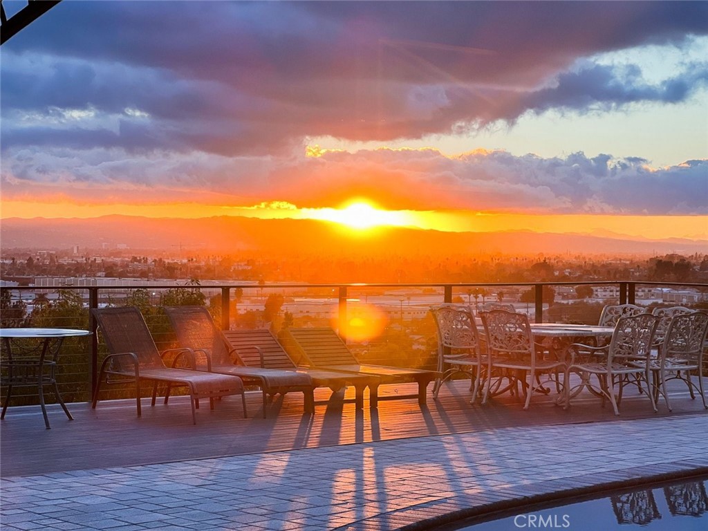 10126 Sully Drive Sun Valley, CA 91352 - Photo 31 of 34 a view of a terrace with sitting area