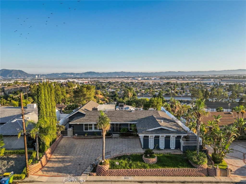 10126 Sully Drive Sun Valley, CA 91352 - Photo 34 of 34 an aerial view of residential houses with outdoor space and trees