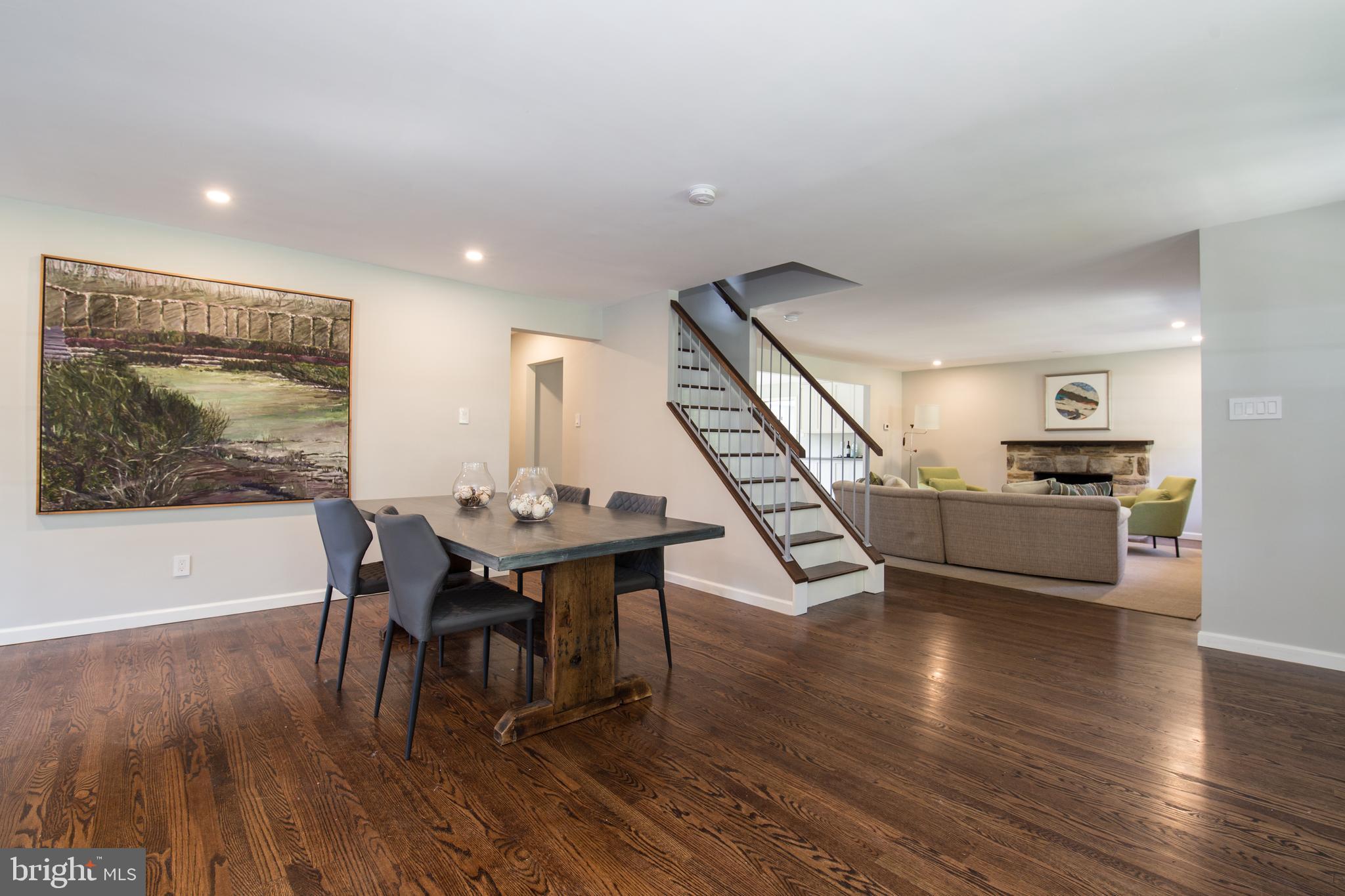 6115 West Mill Road Flourtown, PA 19031 - Photo 13 of 39 Open living room/dining room