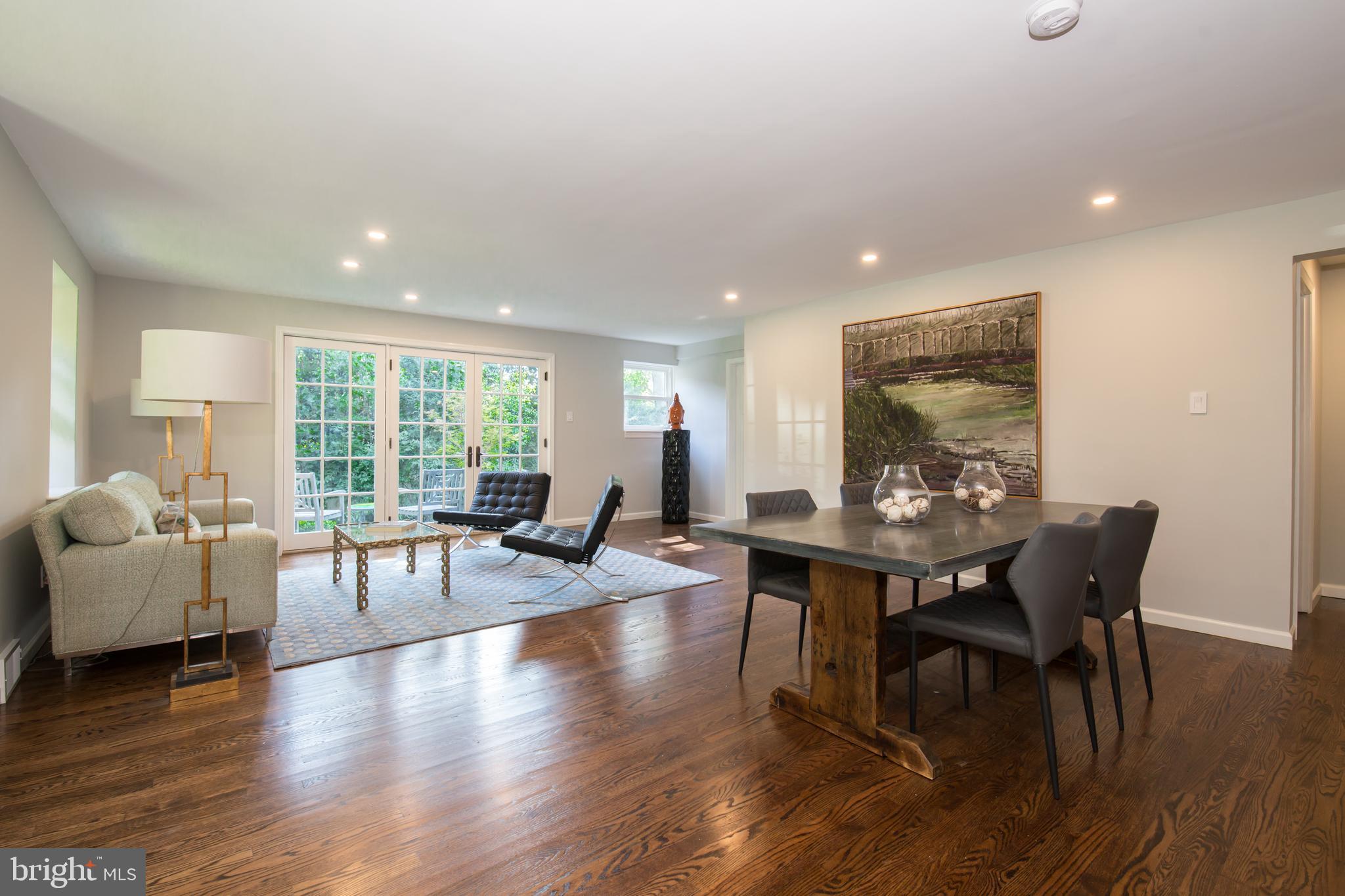 6115 West Mill Road Flourtown, PA 19031 - Photo 9 of 39 Open living room/dining room