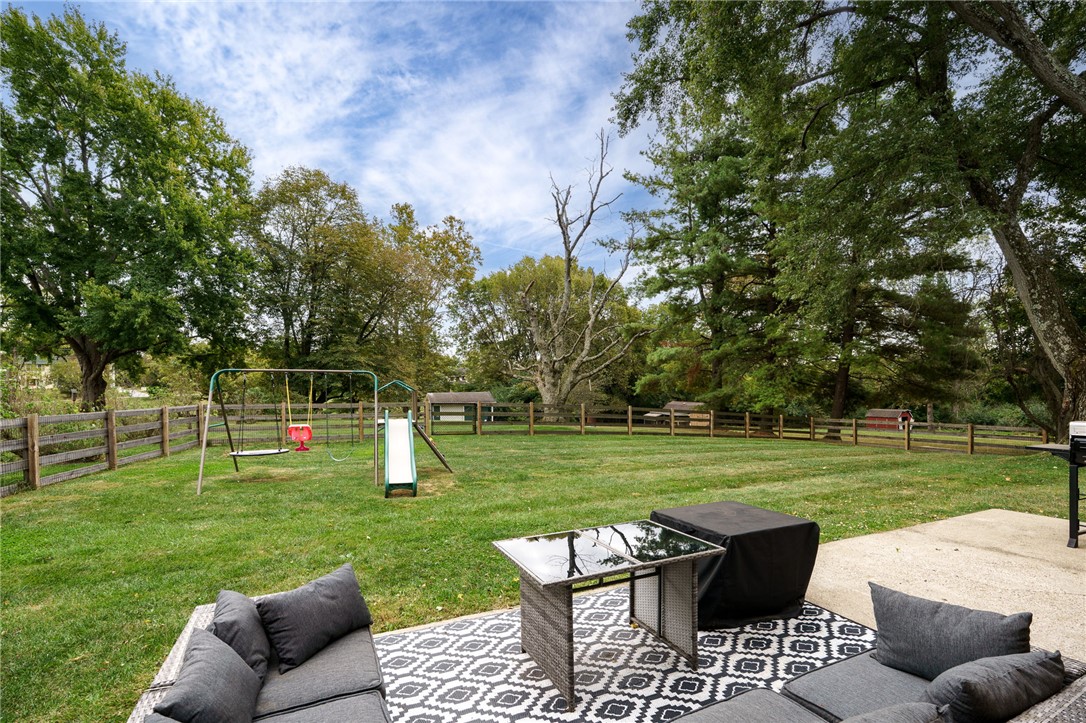 6950 Red Lion 5 Points Road Springboro, OH 45066 - Photo 53 of 78 This spacious yard features a play area and ample room for outdoor activities.