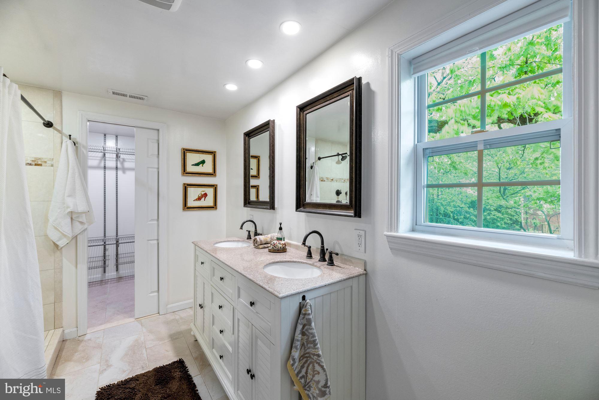 509 Margaret Drive Silver Spring, MD 20910 - Photo 30 of 41 Owner's bath: double sink vanity