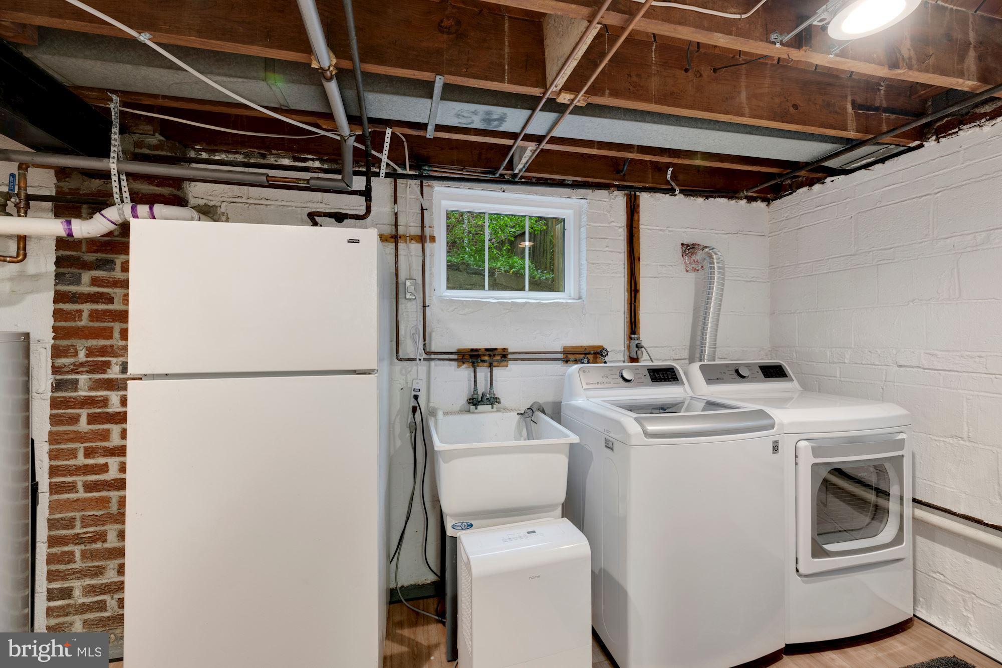 509 Margaret Drive Silver Spring, MD 20910 - Photo 34 of 41 Laundry area and second fridge