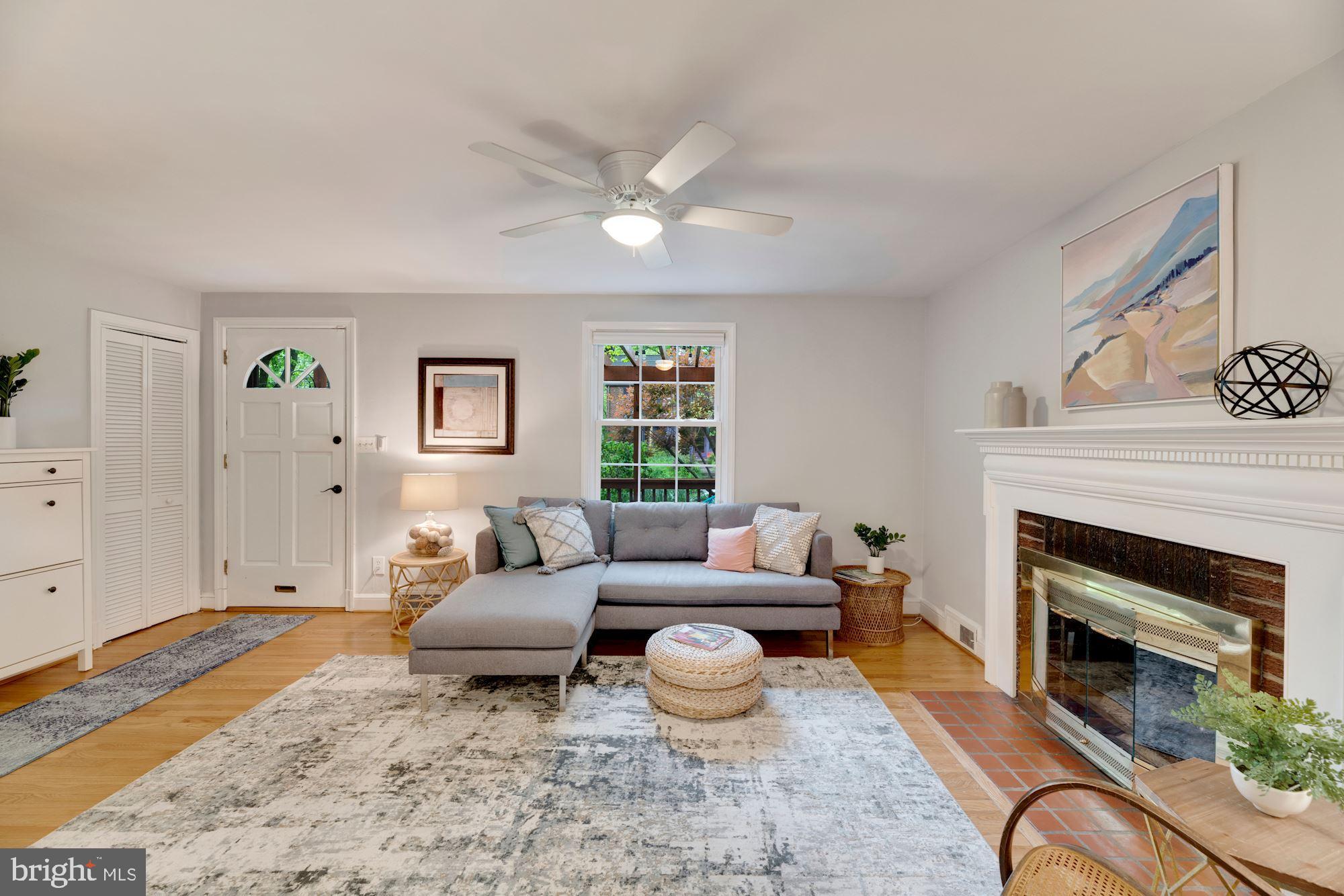 509 Margaret Drive Silver Spring, MD 20910 - Photo 6 of 41 Fireplace with gas insert