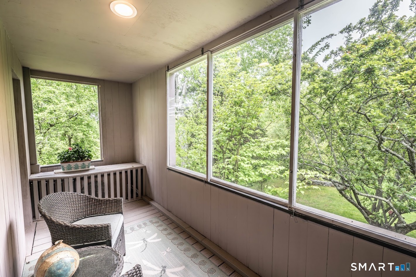 370 R Maiden Lane Durham, CT 06422 - Photo 18 of 28 Private covered balcony retreat overlooking the trees