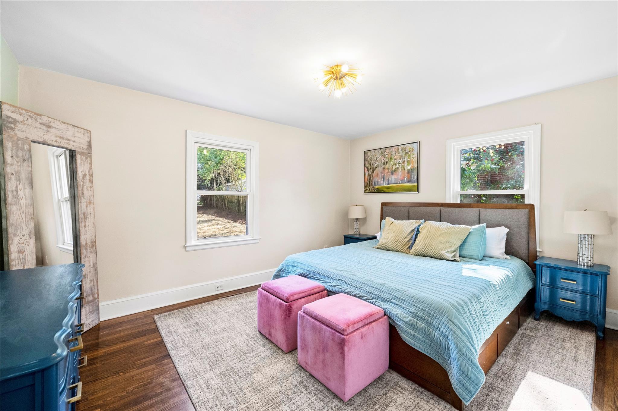 1114 Norland Road Charlotte, NC 28205 - Photo 21 of 36 a bedroom with a bed and a window