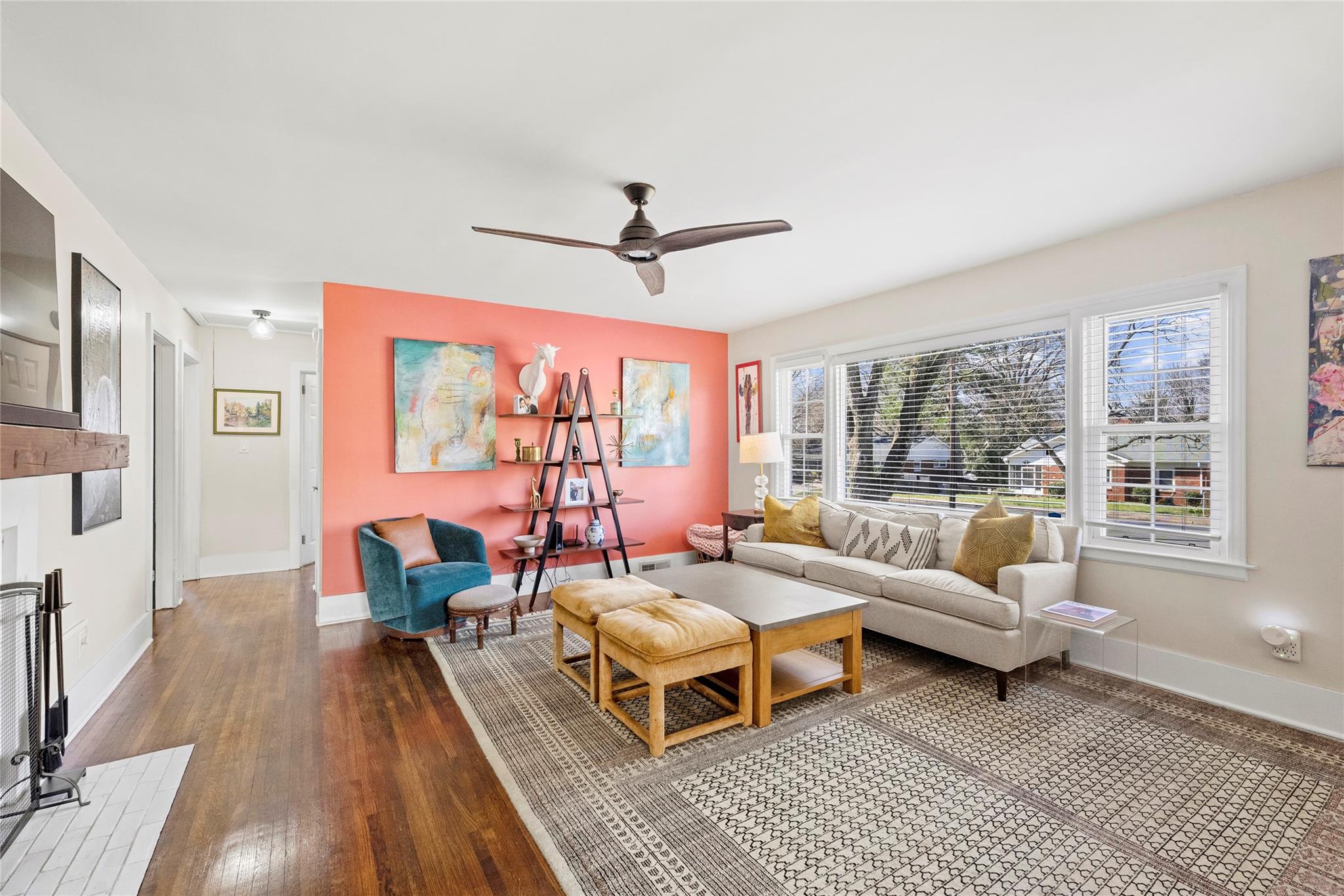 1114 Norland Road Charlotte, NC 28205 - Photo 8 of 36 a living room with furniture and a large window