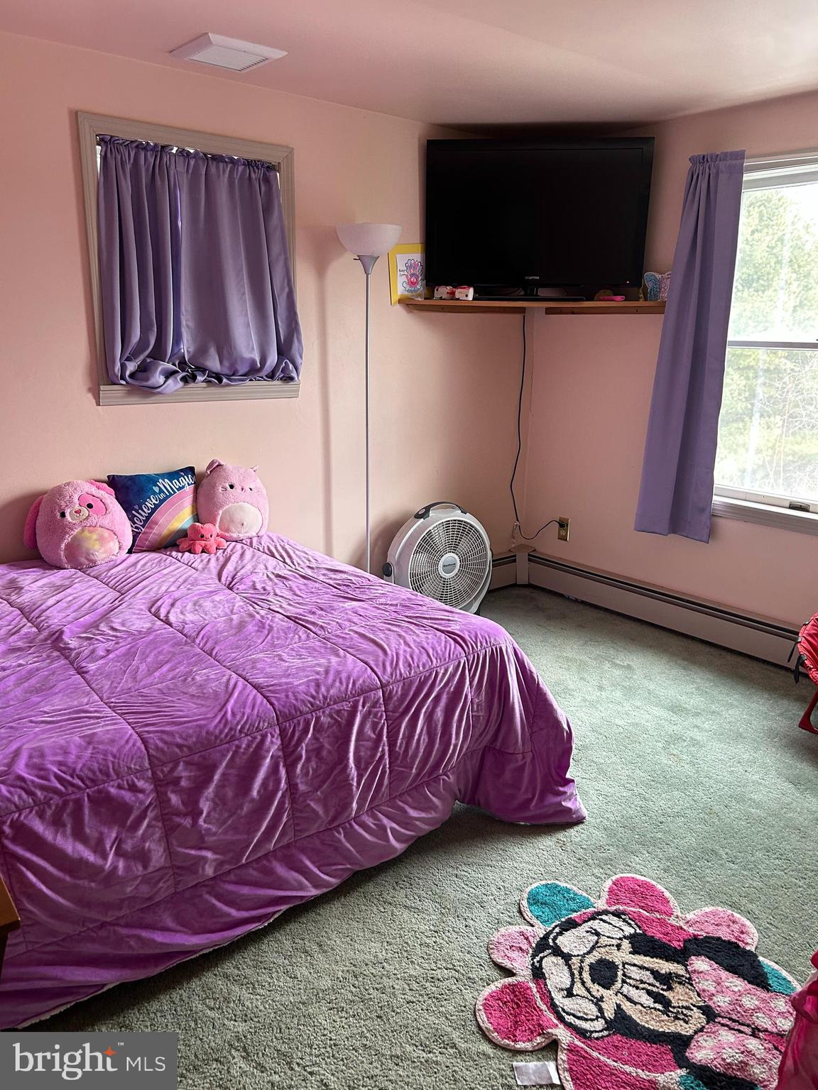 728 Mountain Road Boyertown, PA 19512 - Photo 14 of 26 a bedroom with a bed and a television