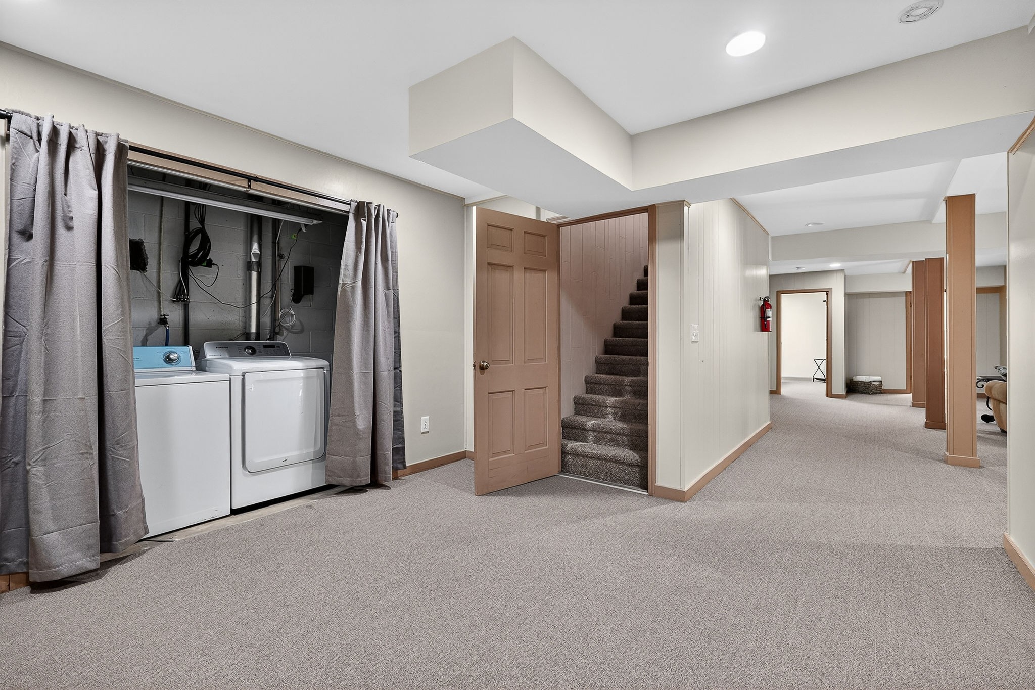 5642 Pates Ford Road Smithville, TN 37166 - Photo 27 of 32 a view of a hallway with entryway and hall with wooden floor