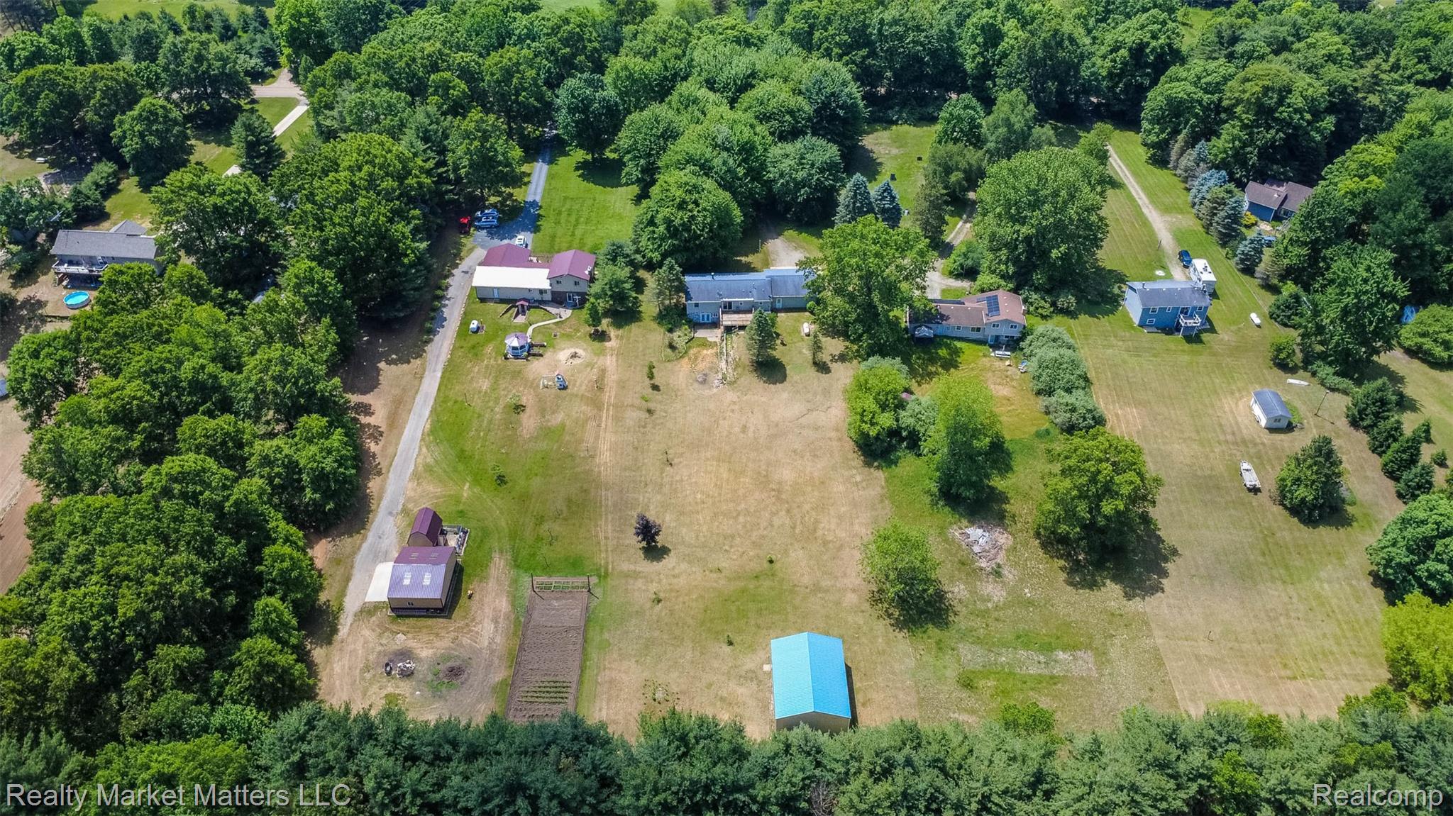 4951 Laur Road North Branch, MI 48461 - Photo 32 of 34 Aerial view