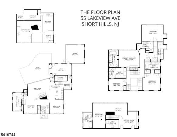 $2,499,000 | 55 Lakeview Avenue, Short Hills, NJ 07078