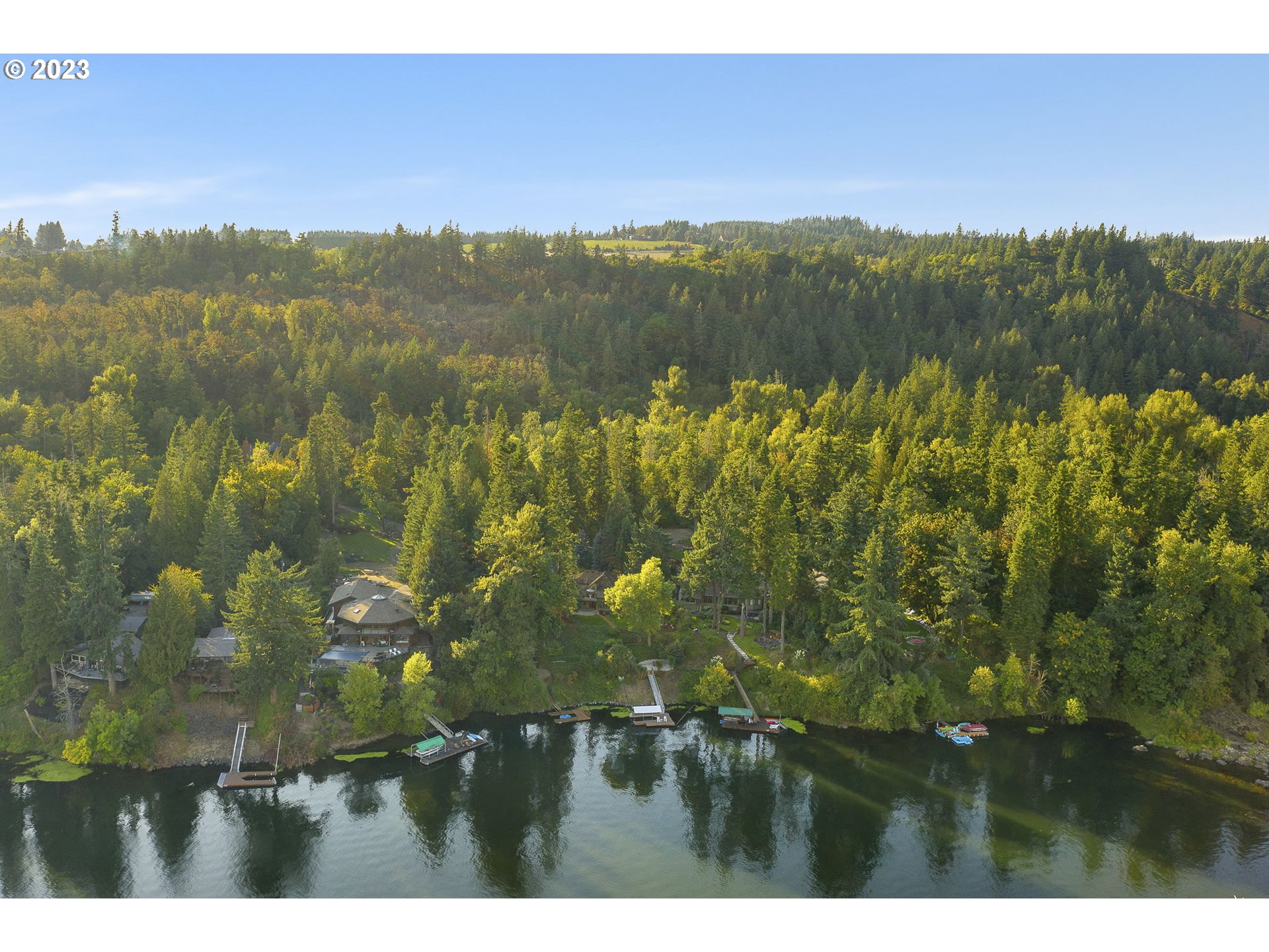 224 Southwest Forest Cove Road West Linn, OR 97068 - Photo 34 of 36 a view of lake and mountain
