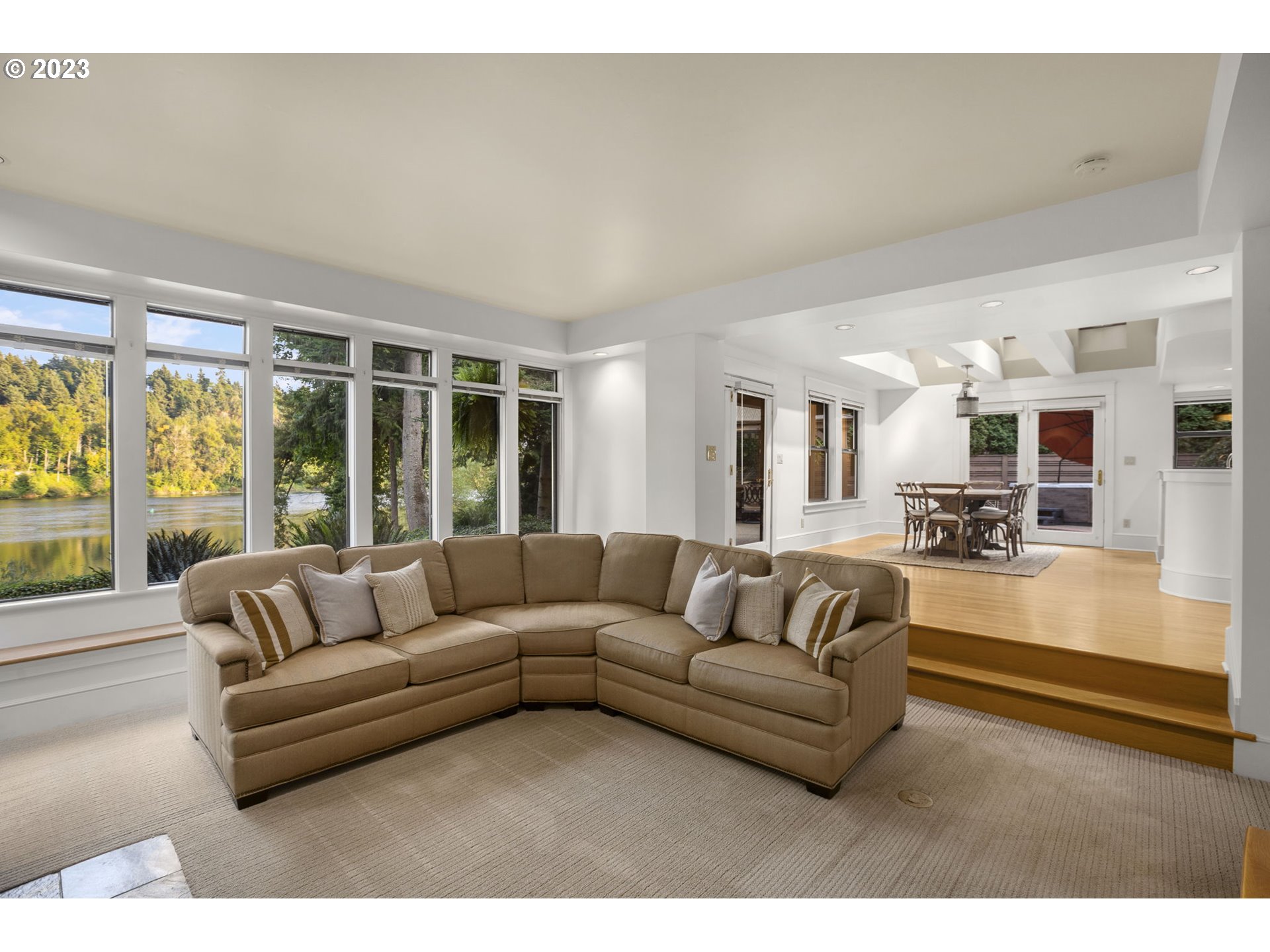 224 Southwest Forest Cove Road West Linn, OR 97068 - Photo 4 of 36 a living room with furniture and a large window