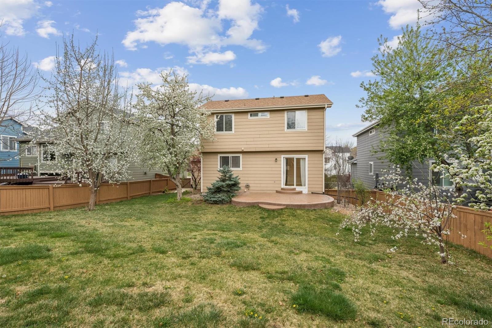 557 West Stellars Jay Drive Highlands Ranch, CO 80129 - Photo 33 of 41 a view of a house with a yard