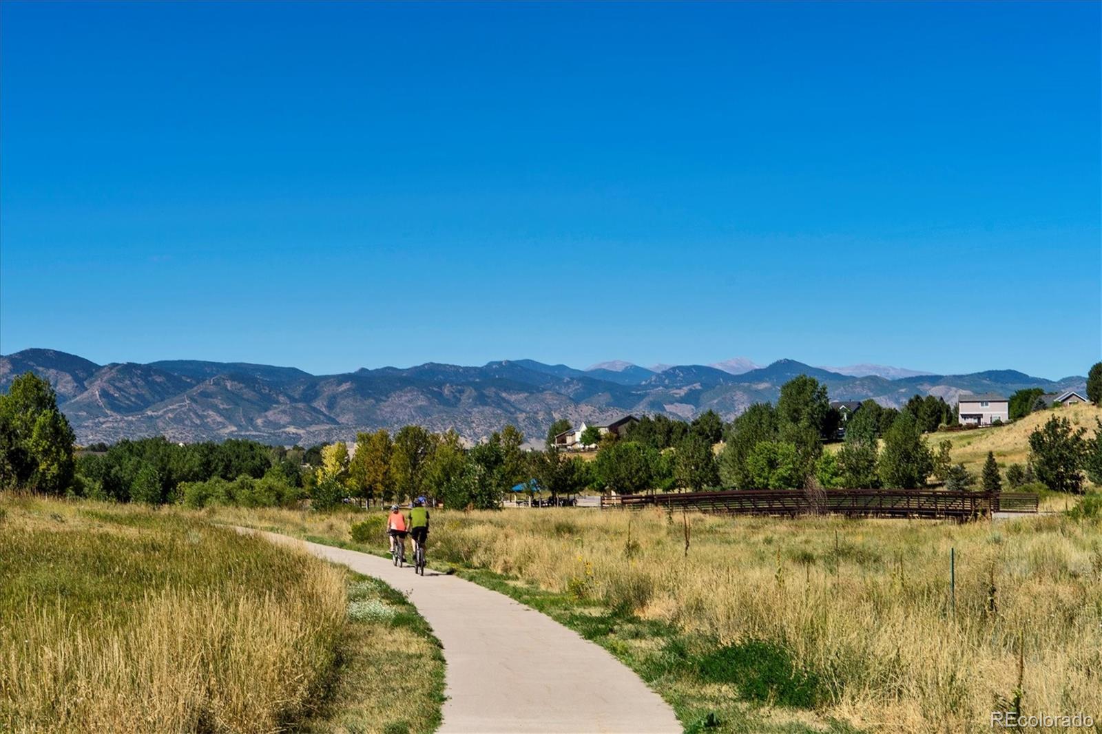 557 West Stellars Jay Drive Highlands Ranch, CO 80129 - Photo 38 of 41 a view of a lake with mountains in the background